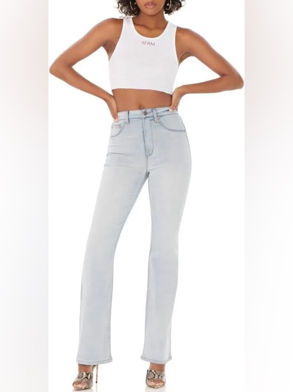 AFRM Huxley The Baby Boot Jeans Croston Wash Sz.29 NWT